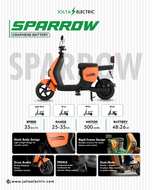 SPARROW - Small Electric Scooty - Image 4
